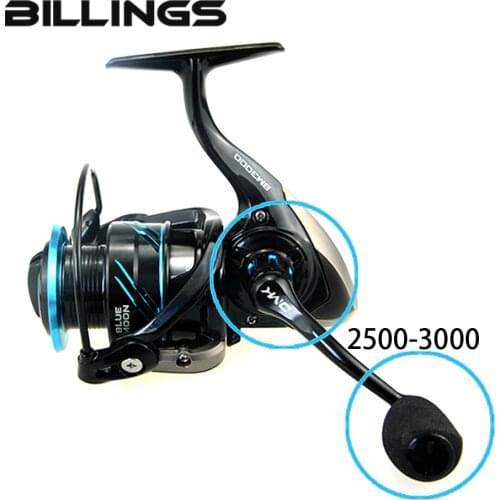2018 DMK 2500-5000 Size Spinning Seawater Fishing Reel 5.2:1/10BB 12-16kg Max Drag CNC Handle EVA Grip Graphite Body Sea Fishing