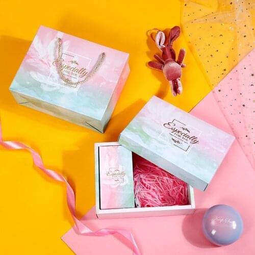 European-Style Wedding Wedding Candies Box Wedding Souvenir Box for a Girlfriend Friends Baby Birthday Hand-Held Gift Empty Box