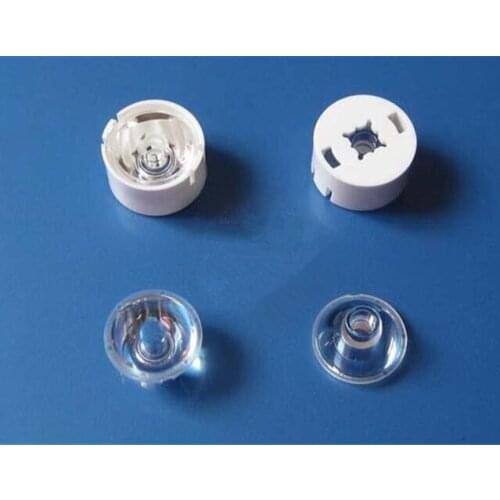 UQFS-11.8 High quality LED Lens, Size: 11.8X6.5mm, With Holder Diameter: 13.2mm, Degree: 70 , Clean surface, PMMA