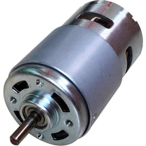 Top quality 795 DC Motor Large Torque High Power DC12V-24V Universal Motor Double Ball Bearing Mute High Speed Round Axis