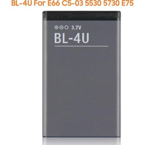 Yelping BL-4U Phone Battery For Nokia Asha 225 230 Batteries 1200mAh