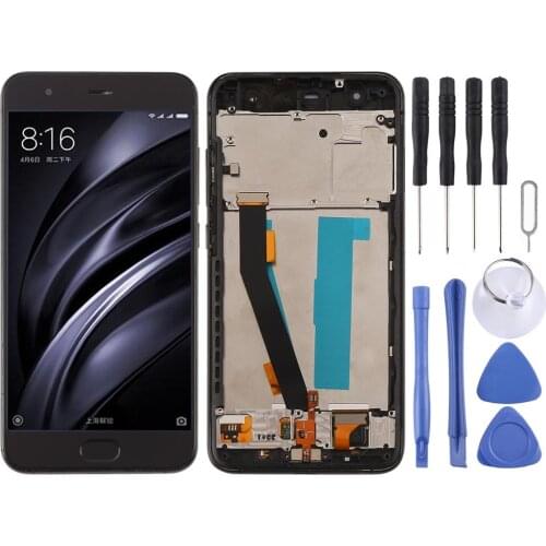 LCD Screen and Digitizer Full Assembly with Frame for Xiaomi Mi 6