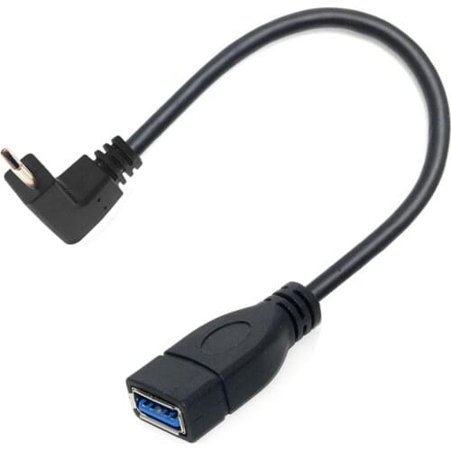 0.2M Type C to USB 3.0 OTG Cable U to USB3.0 Female Converter Type-C Data Sync OTG Adapter Cable For Samsung S10 S9