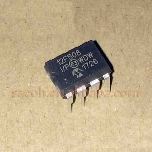 5PCS/lot New OriginaI PIC12F508-I/P 12F508-I/P or PIC12F508-E/P 12F508-E/P or PIC12F508 DIP-8 8 Bit Flash Microcontroller