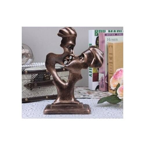 25.5cm Abstract Couple Figurines European Wedding Creative Sculpture Home Decoration Accessories Ornaments Valentine Day