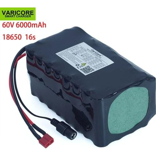 VariCore 16S2P 60 v 6Ah 18650 Li-ion Battery Pack 67.2 v 6000 mah download Ebike Electric Bicycle Scooter with 20A BMS 1000 Watt