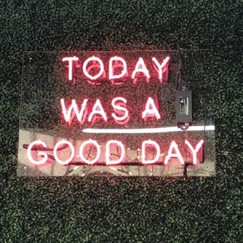 14“ Today Was A Good Day Acrylic Custom Neon Light Lamp Sign Beer Handmade Glass Decorate Home Wall Room Windows Tube Artwork