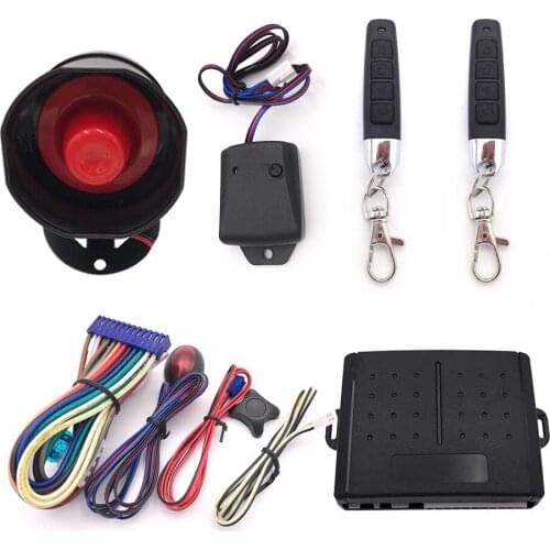New Car alarm system 13p Auto Door Remote Central Control Lock Locking Keyless Entry System with Alarm Speaker Alarm Indictor