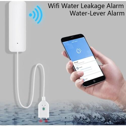 Wifi Water Level Sensor Smart Home Leakage Sensor APP Control Alarm System Tank Detector Smart Life Security Overflow Protection