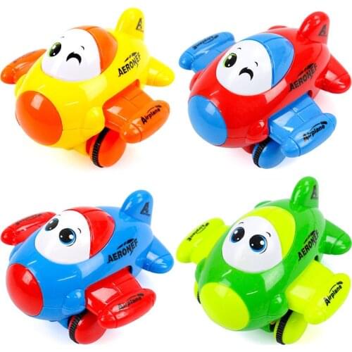 Childrens Toy ABS Material Cute Shape Wings Will Fan Inertia Swing Small Aircraft Inertia Non-remote control toys
