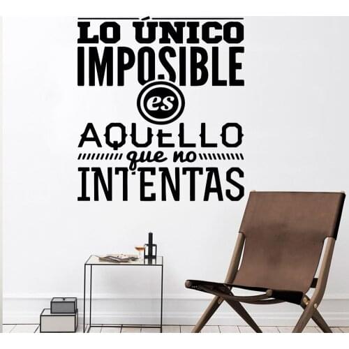 Diy spanish quotes Vinyl Wall Sticker Home Decor Stikers For Childrens Room Vinyl Art Decal