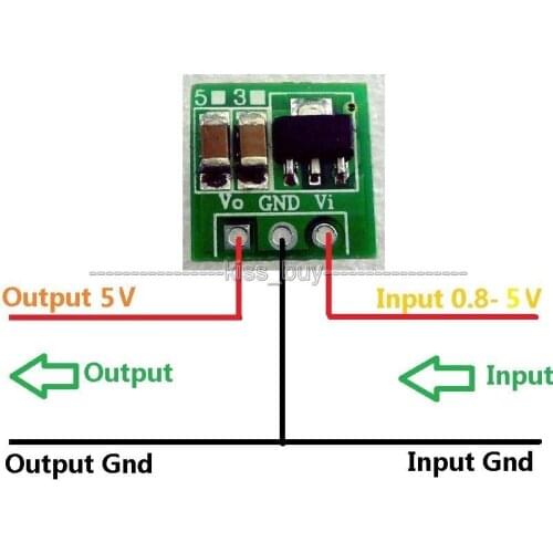 DYKB DC-DC Boost Step Converter 1.5v 3V 3.7V 4.5V to 5V Voltage Regulator Power Module FOR Battery FPGA/CPLD MP3/player Audio