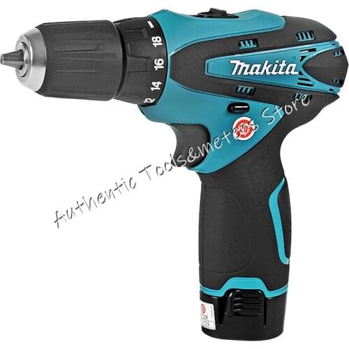 Makita Lithium electric drill DF330 DF333 flashlight to household rechargeable electric screwdriver lithium battery high power