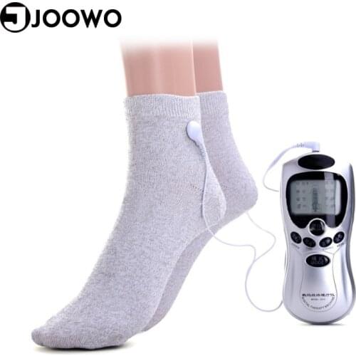 Electro Shock Silver Fiber Sock Foot Massage Sex Toys for Men And Women Masturbator Adult Sex Products Body Stimulate