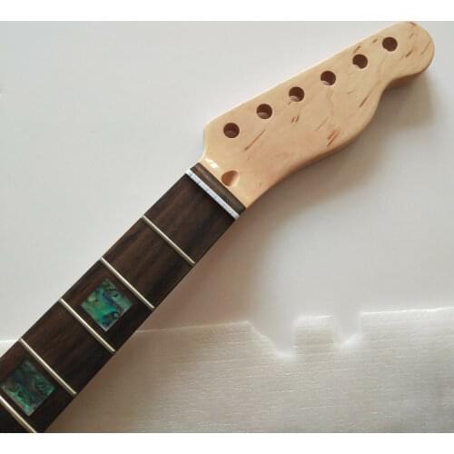 22 Fret 25.5inch Maple Electric Guitar Neck Rosewood fingerboard Real inlay parts