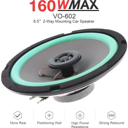 4/5/6.5 Inch 100W Car HiFi Coaxial Speaker Vehicle Door Auto Audio Music Stereo Full Range Frequency Speaker with Mesh washer