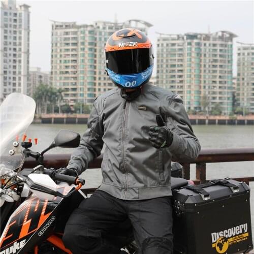 Cycling Rider jackets Windproof Waterproof Riding Wear Men Casual Motorcycle jackets Racing Wear Anti-fall Clothes 3 colors