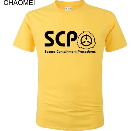 Summer Casual T Shirt Cool Tshirt Scp Foundation T-shirt Men Women Cotton Short Sleeve Secure Contain Protect Printed Tees C160
