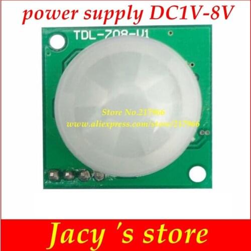 Wide voltage infrared sensor switch module Ultra low voltage human body infrared sensor 1V-8VDC