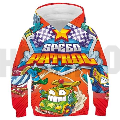 3-15 Year Old Teenagers Oversized Streetwear Men Superzings Serie 4/5/6 Hoodie 3D Print Anime Childrens Sweatshirt Super Zings