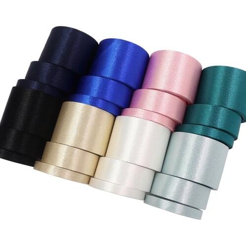 5 Yard Solid color double-sided thickening Wrapping Mobile Phone Straps multiple colour Decoration Ribbon Various sizes