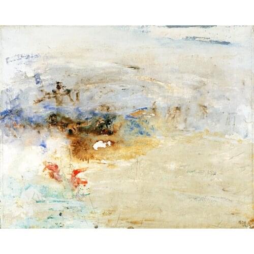 Scenery canvas prints surrealism modern Chinese art giant poster cartoon picture modern decoration home art lake in winter