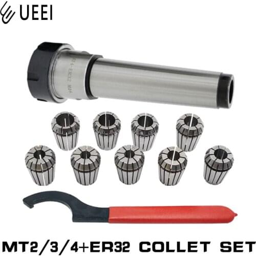 MT2 MT3 ER32 +9PCS ER32 Spring Chuck +ER Wrench ER32 MTA2 MTA3 MTB2 MTB3 morse taper tool holder For CNC Milling lathe tools