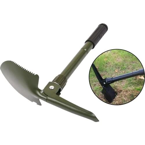 Folding Shovel Military Survival Multi-function Tactical Emergency Tool with Bag