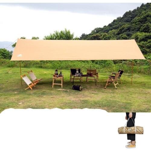 3F UL GEAR Ultralight Tarp Outdoor Camping Survival Sun Shelter Shade Awning Silver Coating Pergola Waterproof Beach Tent