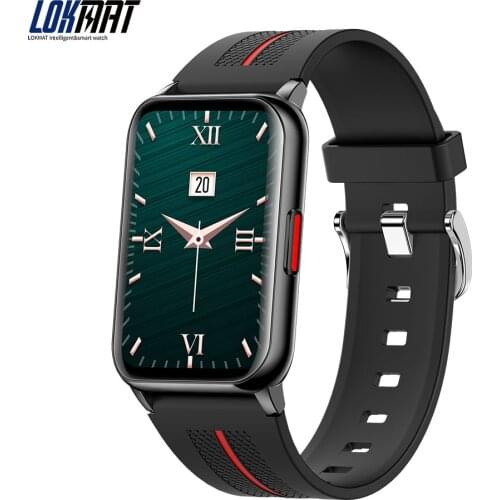 LOKMAT Smart Watch Full Touch Screen Waterproof Sport Smartwatch Men Women with Sleep Monitor For Android IOS