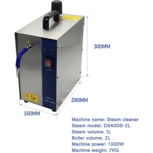 High-Temperature Steam Cleaner Stainless Steel High-Temperature Jet Jewelry Cleaner High-Power Steam Cleaner