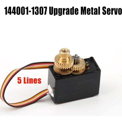 Wltoys 144001 RC Car Spare Parts Servo 144001-1307 Steering Gear Upgrade Metal Servo and Original Brand Servo for 144001 RC Car