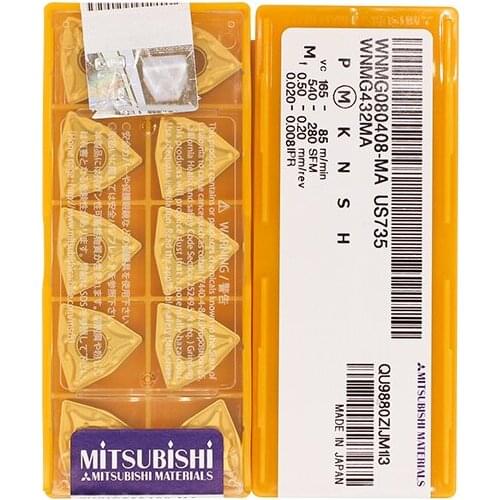 WNMG080408-MA US735 100% Original carbide insert with the best quality 10pcs/lot free shipping
