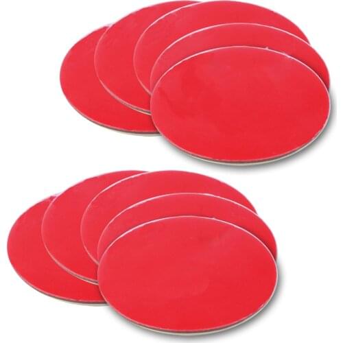 10pcs Round Shape Double-sided Tape acrylic adhesive Foam Tape Diameter 3 cm 1 mm thickness