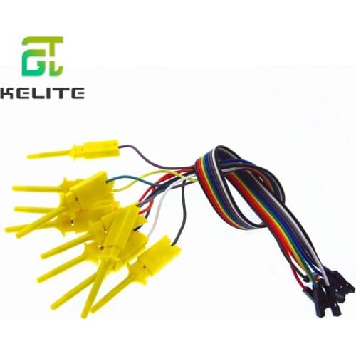 10pcs,Quality test of the quality test hook clip. Logic analyzer test folder. For USB 24M 8CH
