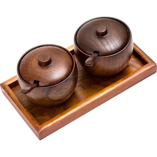 2pcs In 1 Set Seasoning Box Kitchen Container Storage Box For Sugar Salt Pepper Herb &Spice Tools With Lid & Base