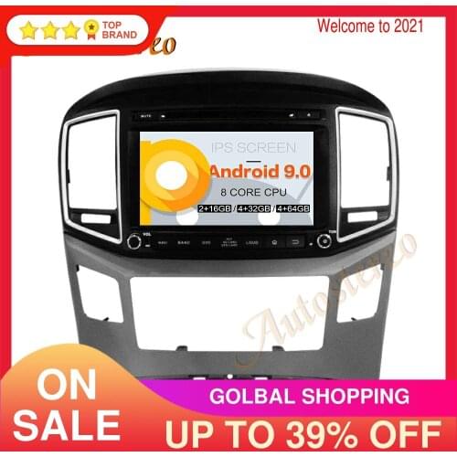 Car DVD Player Android9 PX5/PX6 GPS Navigation For Hyundai H1 Grand Royale I800 2016-2019 Auto Radio Head Unit Multimedia Player