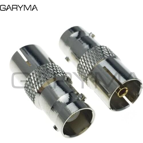 BNC Female Jack to IEC PAL DVB-T TV Female Jack RF Adapter Connector