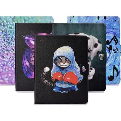 For Huawei MediaPad T3 7.0 Case Fashion Cartoon PU Leather Flip Case For Huawei MediaPad T3 7.0 Smart Tablet Stand Card Slot