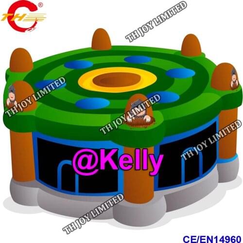 Free shipping kids N adults inflatable Human Whack A Mole for interactive fun, pvc tarpaulin inflatable whack a mole sport games