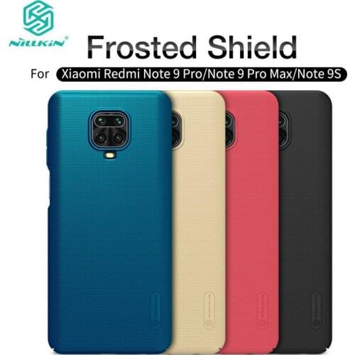 For xiaomi redmi note 9S case Nillkin Frosted Shield Hard PC Back Cover For Redmi Note 9 Pro max Schockproof Casing Shell