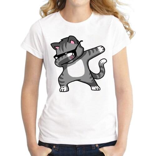 Funny animal prints Women T-shirts Harajuku cute Top Female T Shirt 2020 Summer Causal Clothing Round-neck Ladies Tee top Shirts