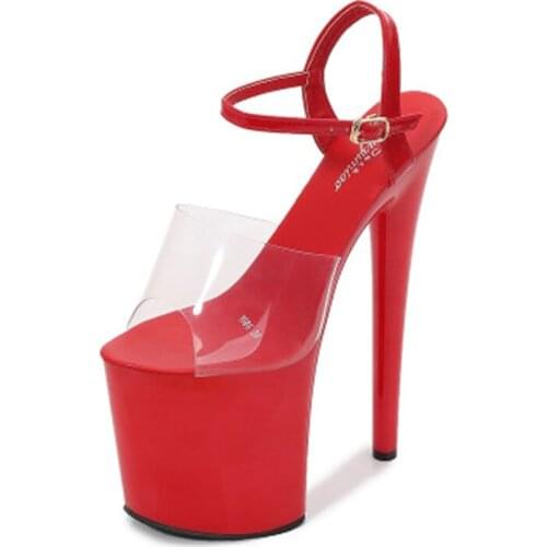 17cm-20cm stiletto stiletto sexy sandals, model waterproof platform, superb high female summer, sandals