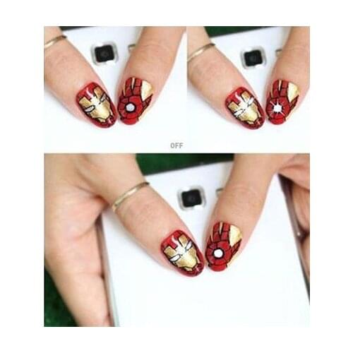 Polish Chip manicure decorations Phone DIY Tips Mobile Sensors NFC LED Light Flash Affixed Scintillation