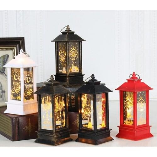 Ramadan Kareem Decoration LED Lantern Wind Lights for Happy Eid Ramadan Party Supplies Islamic Muslim Home Decor eid al-fitr