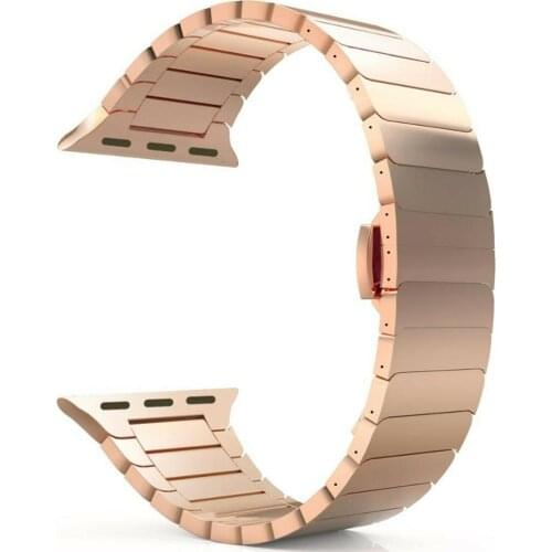 40MM 44MM Band for Apple Watch Series Sport Bracelet Strap For Apple Iwatch Band Metal Loop Accessories 5/4/3/2