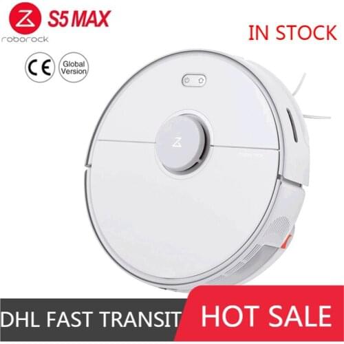 2020 Global Version Roborock S5 Max Robot Laser Navigation Vacuum Cleaner AI Recharge APP WIFI Control Automatic Sweep Sterilize