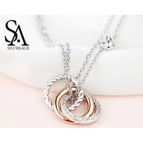 SA SILVERAGE Gold Pendants