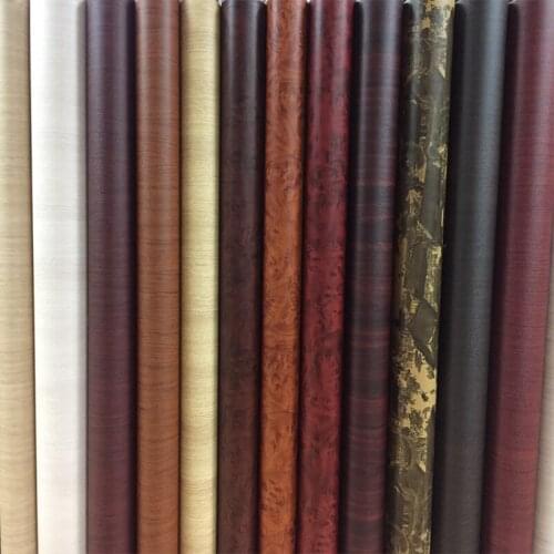 1.24X5M/10M PVC Self-adhesive Wood Grain Textured Car Wrap Film Car Internal Stickers DIY Furniture Wood Grain Film Car styling