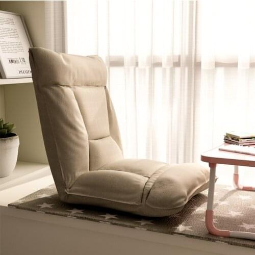 Lazy Sofa Tatami Foldable Chair Single Small Sofa Bed Bedroom Balcony Bay Window Leisure Armchair Living Room Furniture